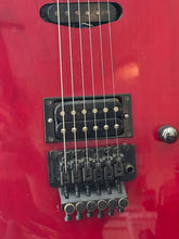 Load image into Gallery viewer, Chandler San Francisco Superstrat Guitar - 1980s - Reverse Headstock Transparent Red Maple Neck