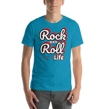 Load image into Gallery viewer, Rock N Roll Life - Guitar Heartbeat - Short-Sleeve Unisex T-Shirt