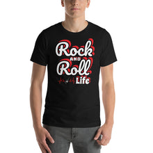 Load image into Gallery viewer, Rock N Roll Life - Guitar Heartbeat - Short-Sleeve Unisex T-Shirt