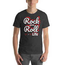 Load image into Gallery viewer, Rock N Roll Life - Guitar Heartbeat - Short-Sleeve Unisex T-Shirt