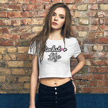 Load image into Gallery viewer, Rockstar Life - Women’s Crop Top Tee