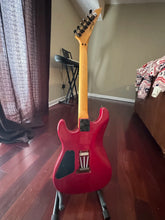 Load image into Gallery viewer, Chandler San Francisco Superstrat Guitar - 1980s - Reverse Headstock Transparent Red Maple Neck
