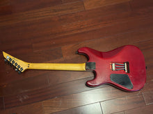 Load image into Gallery viewer, Chandler San Francisco Superstrat Guitar - 1980s - Reverse Headstock Transparent Red Maple Neck
