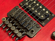 Load image into Gallery viewer, Chandler San Francisco Superstrat Guitar - 1980s - Reverse Headstock Transparent Red Maple Neck
