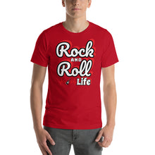 Load image into Gallery viewer, Rock N Roll Life - Guitar Heartbeat - Short-Sleeve Unisex T-Shirt
