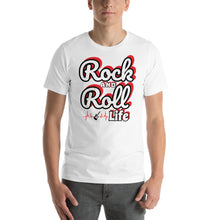Load image into Gallery viewer, Rock N Roll Life - Guitar Heartbeat - Short-Sleeve Unisex T-Shirt
